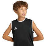 Adidas Entrada 26 Sleeveless Jersey Kids' Black fekete gyerek póló KB3933