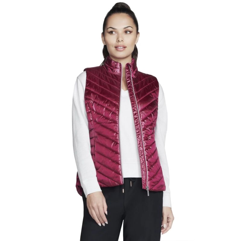 Skechers GO Shield Shine Vest JA151-PKRD Pink L General