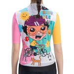 Rockbros 15210005003 Women's Cycling Jersey with Print - White fehér póló 15210005003-211669