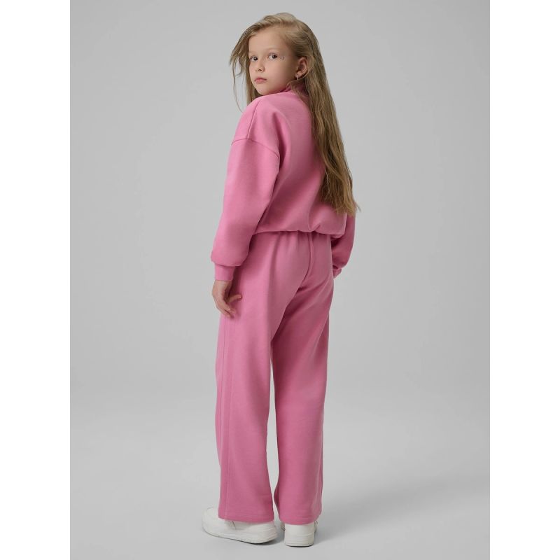 4F Girls' straight leg sweatpants ruházat 4FJRSS26TTROF1727-54S