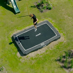 VIRTUFIT GARDEN TRAMPOLINE FOR BUILDING IN 244 x 366 CM WITH NET fekete futócipő