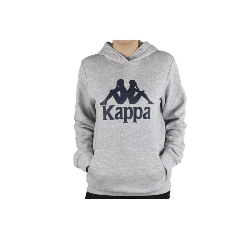 Kappa Taino Kids Hoodie Junior szürke kapucnis pulóver 705322J-18M