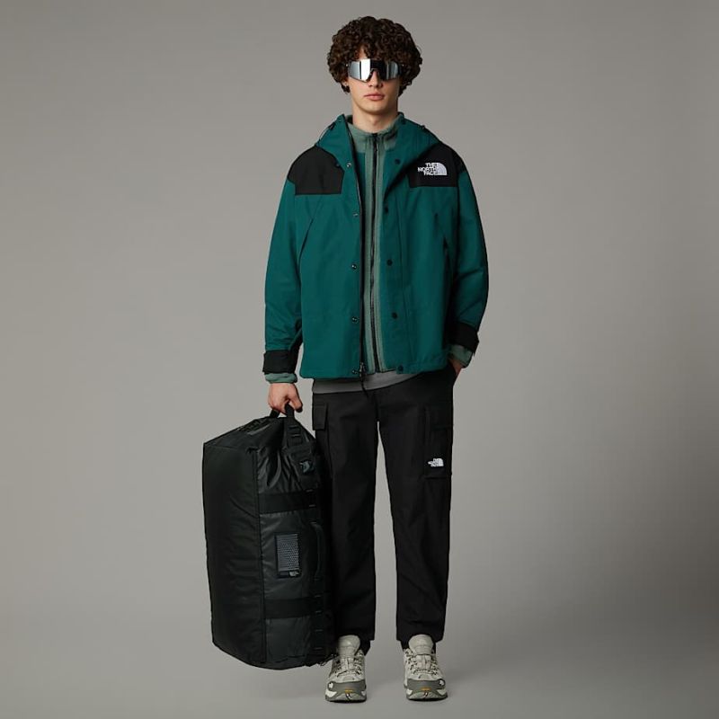 The North Face 62L Duffel Recycled Plastic, Thermoplastic Polyurethane Elastomers (TPU) Black fekete táska
