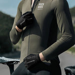 Rockbros cycling gloves spring/summer/autumn, full, size: XXL - black czarny \ xxl kesztyű