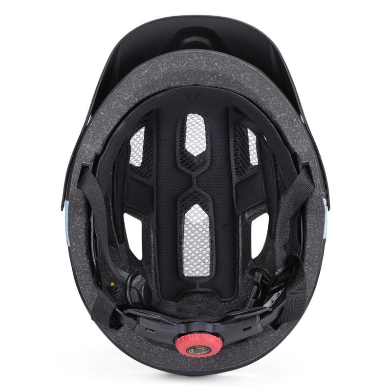 Wozinsky MTB Children's Bike Helmet with Removable Visor S - Black 52-56 cm \ czarny védőfelszerelés HT-45R-199828