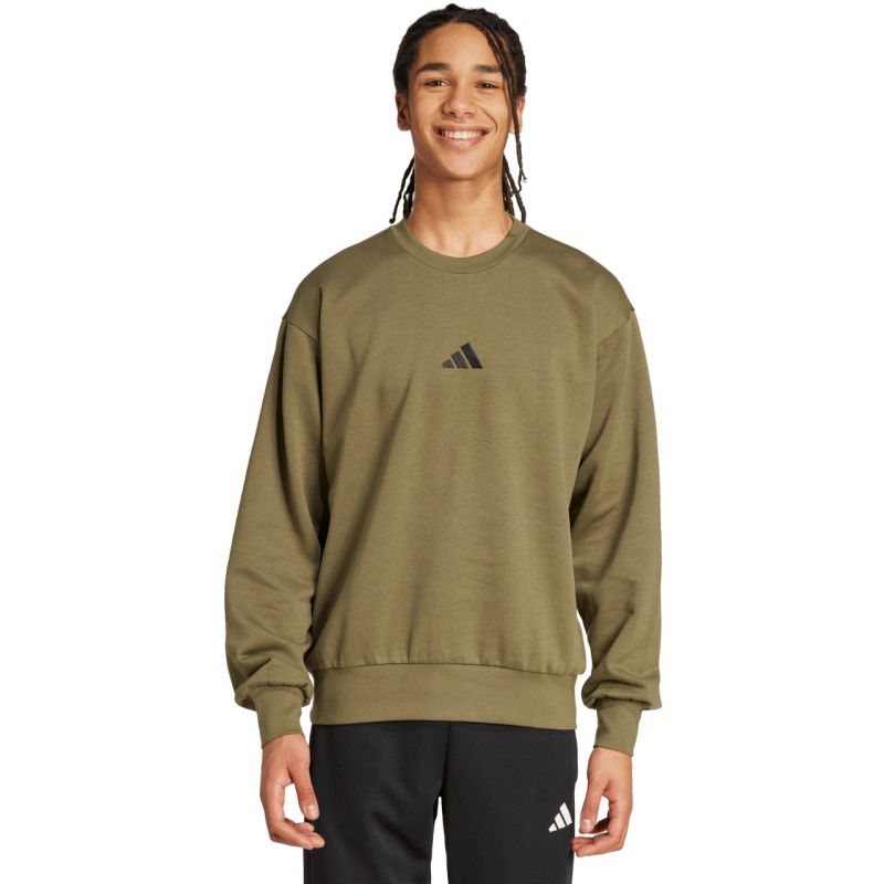 adidas Men's Essentials Feelcozy Fleece Sweatshirt Olive KD5149 Kiegészítő