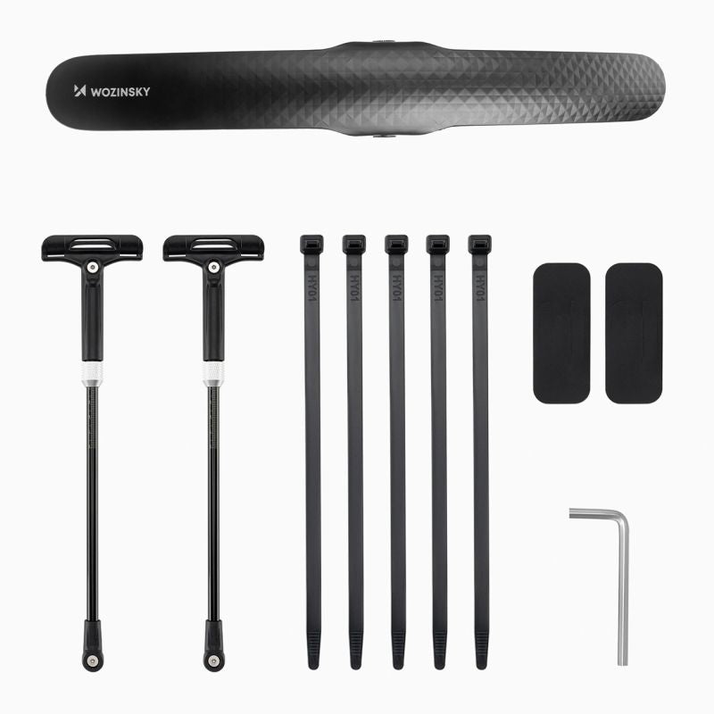 Wozinsky WBR-01 universal adjustable bicycle fender - black fekete elektronika 304004-198902