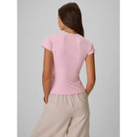 4F Women's slim plain T-shirt póló 4FRSS26TTSHF4520-56S