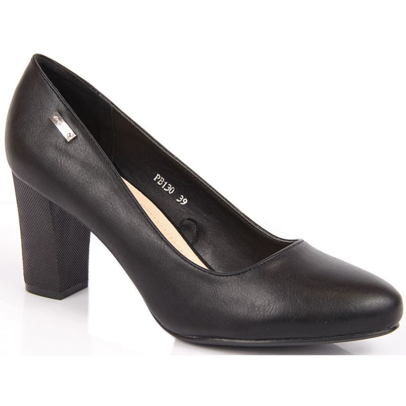Inny Sergio Leone W SK193A black block heel pumps Utcai cipő