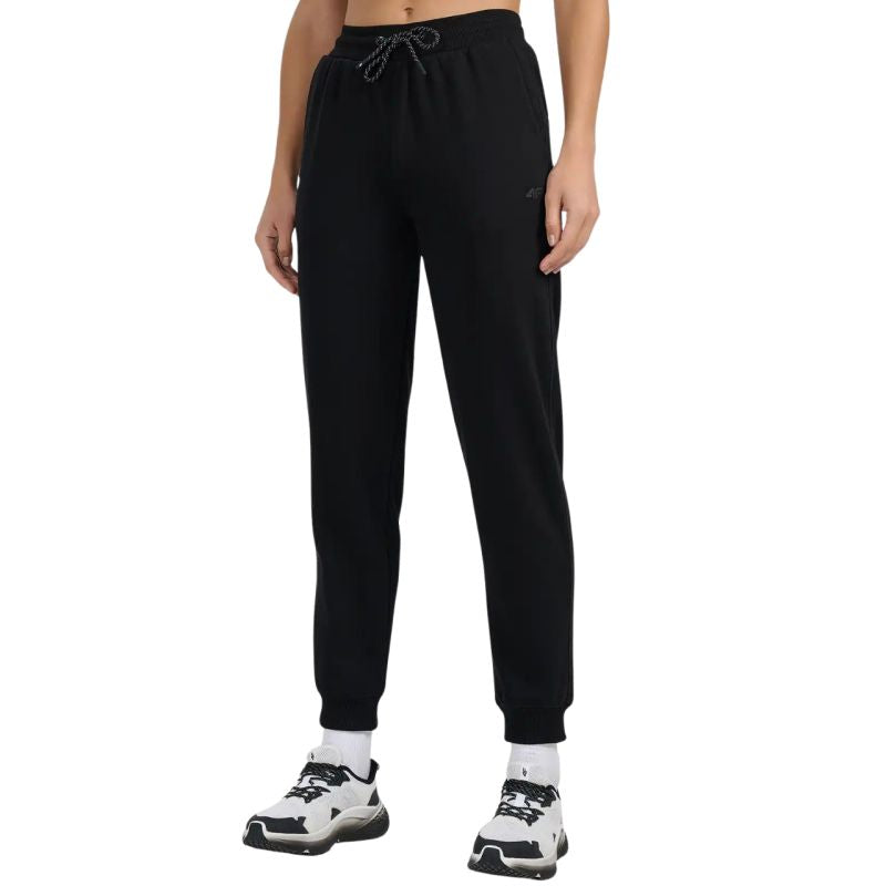 Women's trousers 4F CAS F1659 deep 4FWMM00TTROF1659 20S fekete clothing