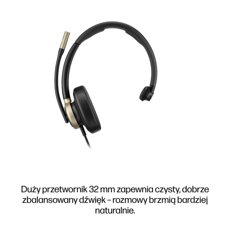 HP Poly Mission 815 Monaural USB Wired Headset