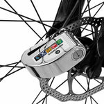 Rockbros Bike Lock with Alarm and Disc Lock - Black czarny kiegészítő LBAYG8308-211810