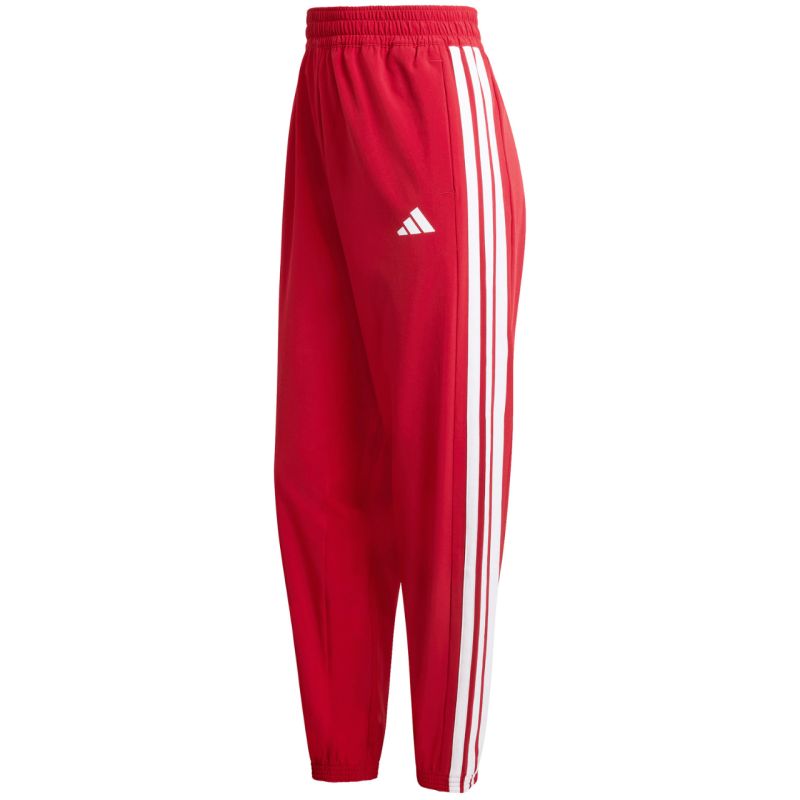 adidas Train Essentials 3-Stripes Woven Women's Pants Red