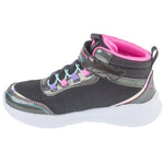 Skechers S-Lights: Unicorn Chaser – Jumping Magic Black, fekete utcai cipő 303302L-BKMT