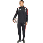 Men's adidas Tiro 26 League Training Top Black, White, and Red JY9697 piros pulóver