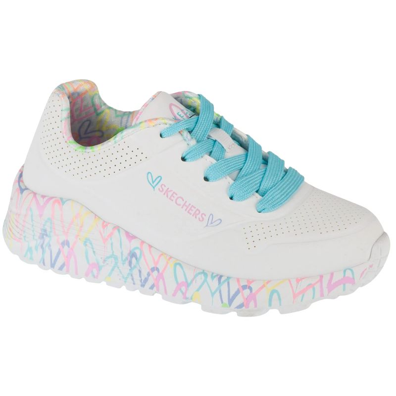 Skechers Uno Lite 314976L-WPTQ White 28 General