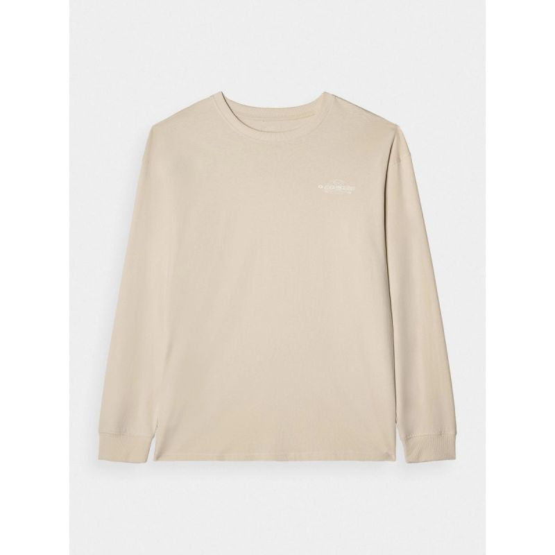 Men's oversized longsleeve with print 4F 4FRAW24TLONM502-12S hosszú ujjú póló