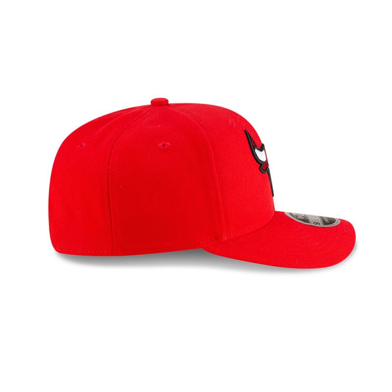 New Era 9SEVENTY Chicago Bulls NBA Team Red Stretch Snapback Cap - uniwersalny baseball sapka