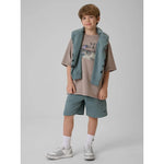 4F Boy's loose T-shirt with print 158/164 ruházat 4FJRSS26TTSHM4279-25S