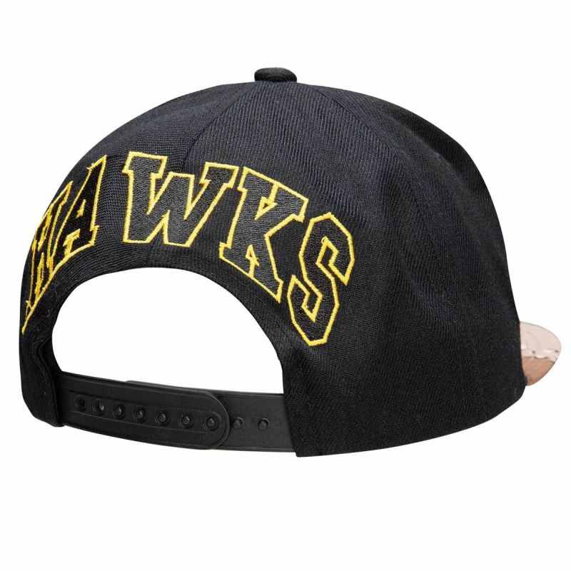 Mitchell & Ness NBA HWC Atlanta Hawks Choco Camo Cap - HHSS1101-AHAYYPPPBLCK uniwersalny baseball sapka