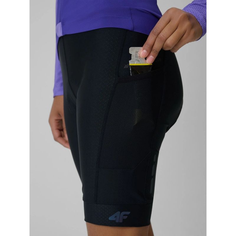 4F Women's cycling with foam and gel pad short