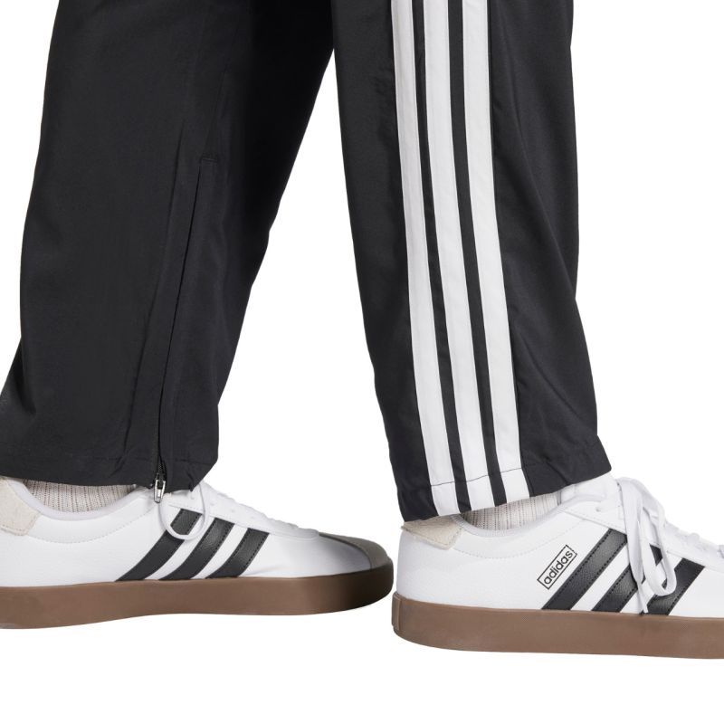 Men's adidas Essentials 3-Stripes Stanford Open Hem Pants Black JC8491