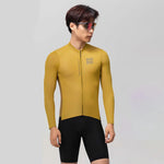 Rockbros 15120015024 ROAD TO SKY men's cycling jersey long sleeve M - yellow m \ żółty póló
