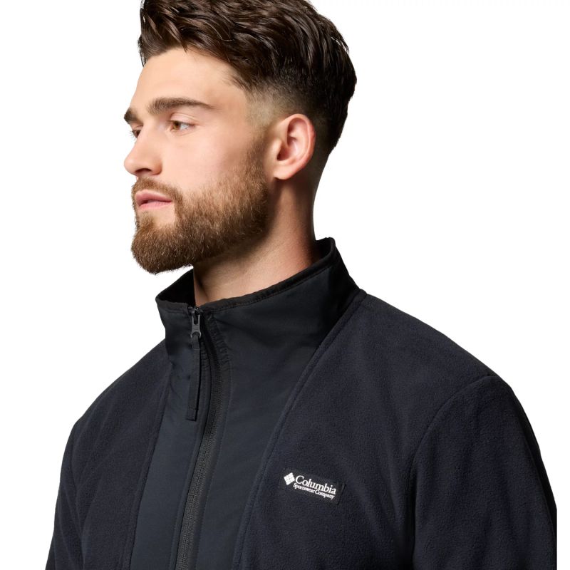 Columbia Sequoia Grove Half-Zip Fleece Black fekete polár pulóver 2095901011