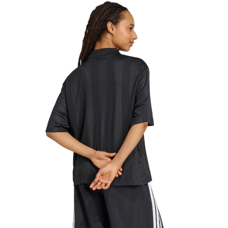adidas Tiro Q4 Polo Women's T-Shirt Black JN2749 Ruházat