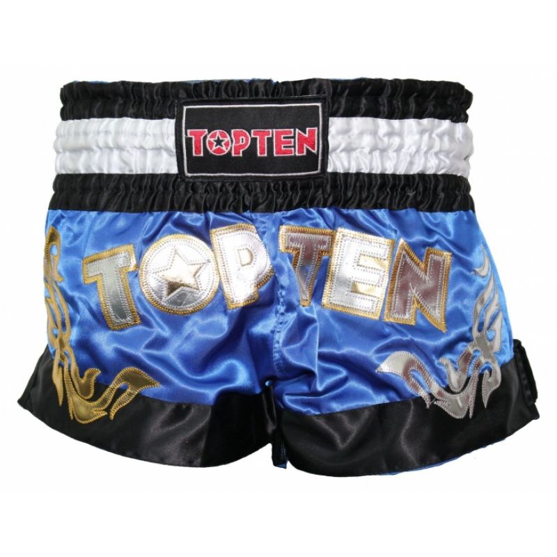 TOP TEN Kickboxing "TOP TEN" czerwony+l short