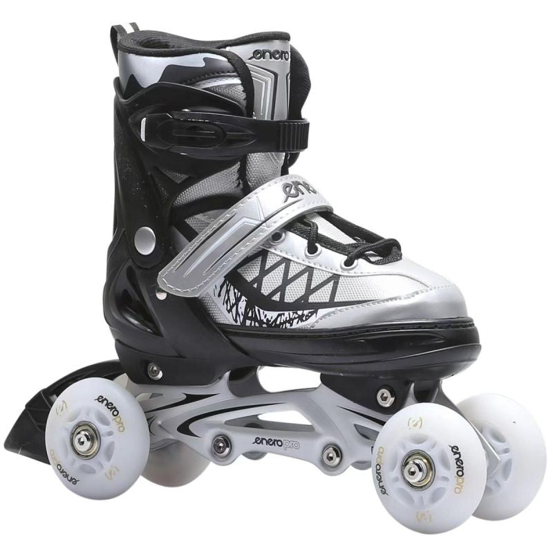 Enero Pro Roller Skates-Roller Skates-Ice Skating 4in1 Led 38-41 Gray szürke skates, roller skates