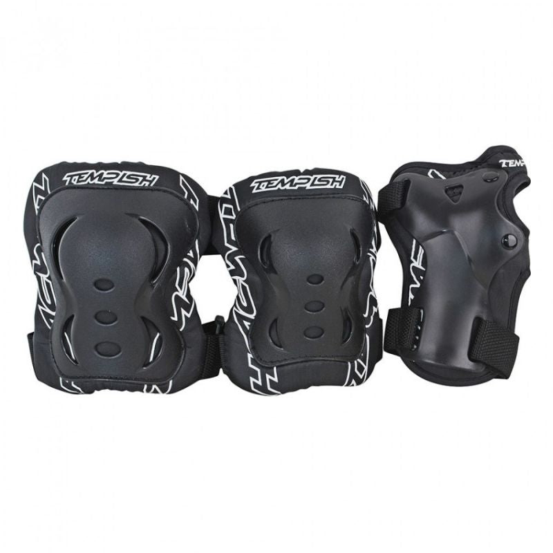Tempish FID 1020000713 3-piece protectors fekete sets, protectors and knee pads