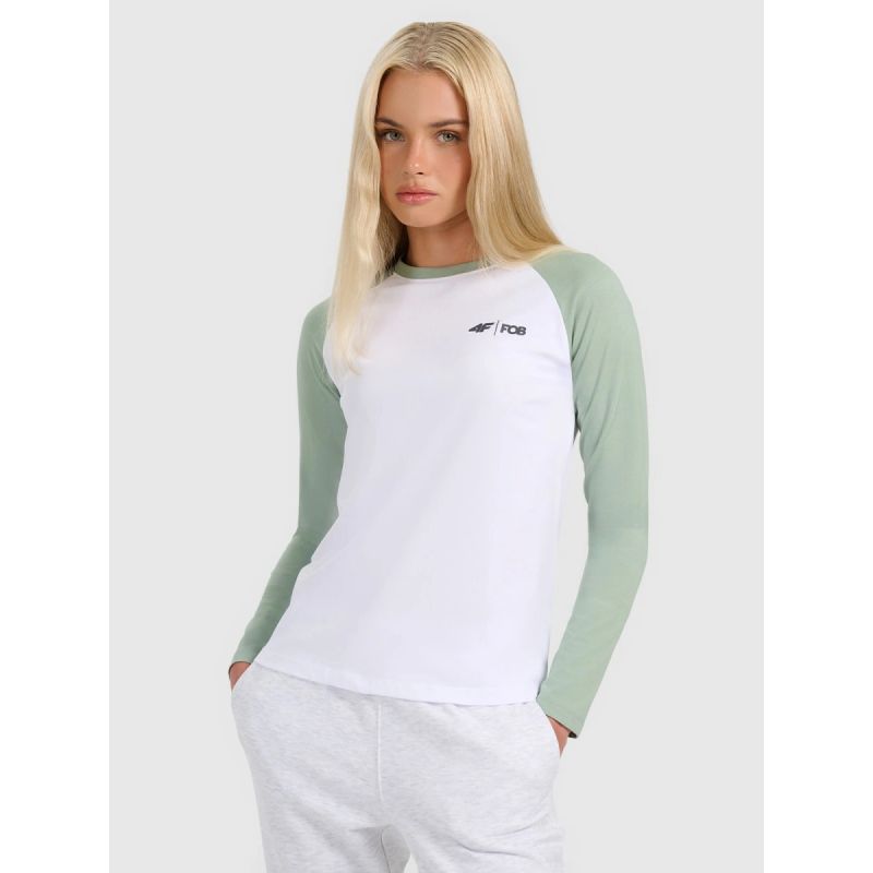 Regular women's longsleeve 4F 4FWAW25TLONF579-42S hosszú ujjú póló
