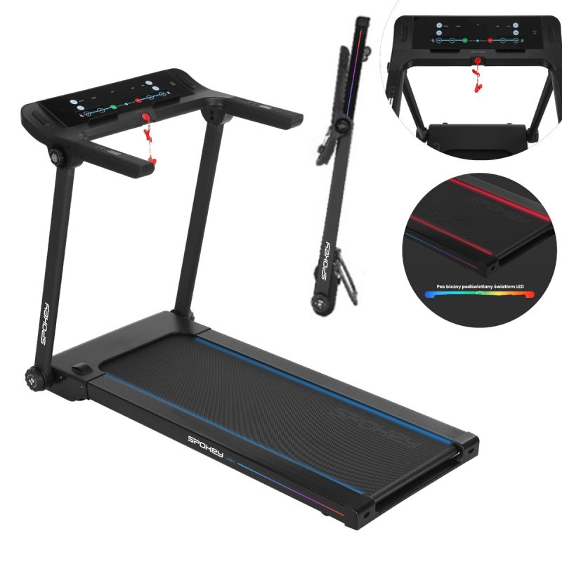 Spokey LEAN foldable electric treadmill General