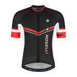 Rogelli Gara Mostro II T-shirt Black and 2XL piros póló