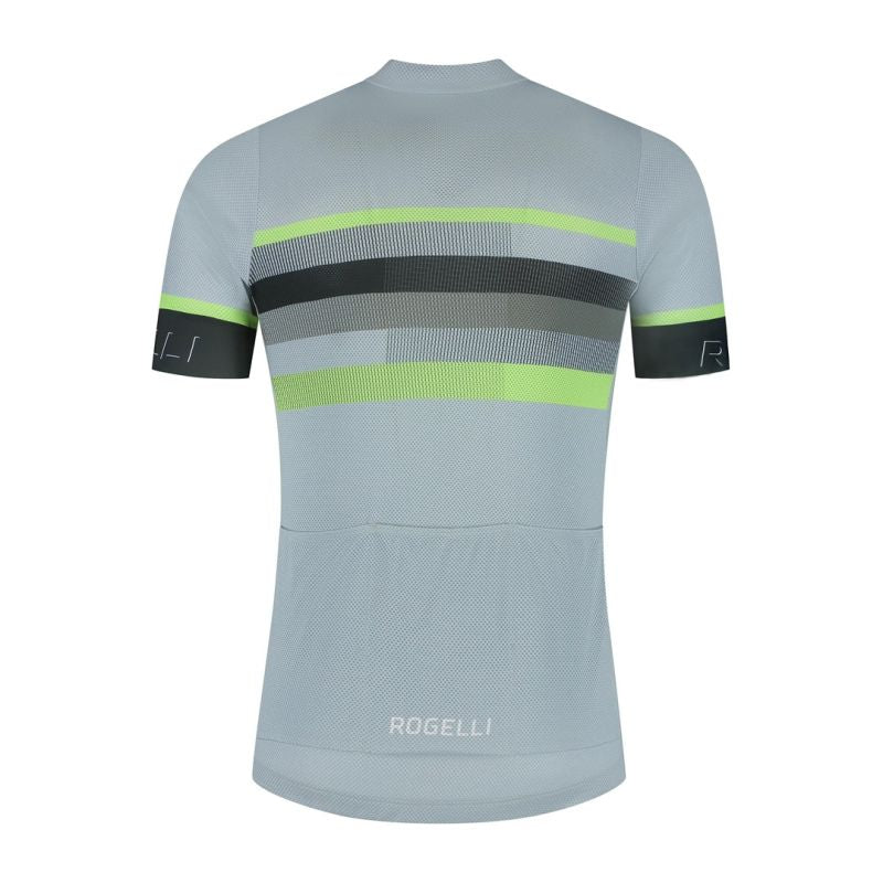 Rogelli HERO II cycling jersey -lime szürke kerékpáros ruha SIRC1000005.240.XL