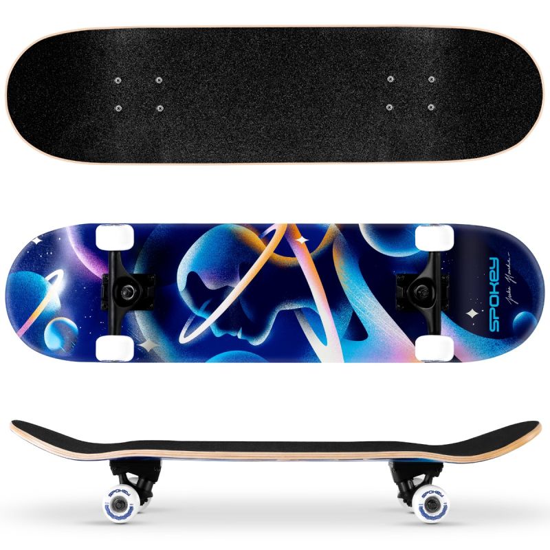 Spokey ASTRO Skateboard fekete gördeszka