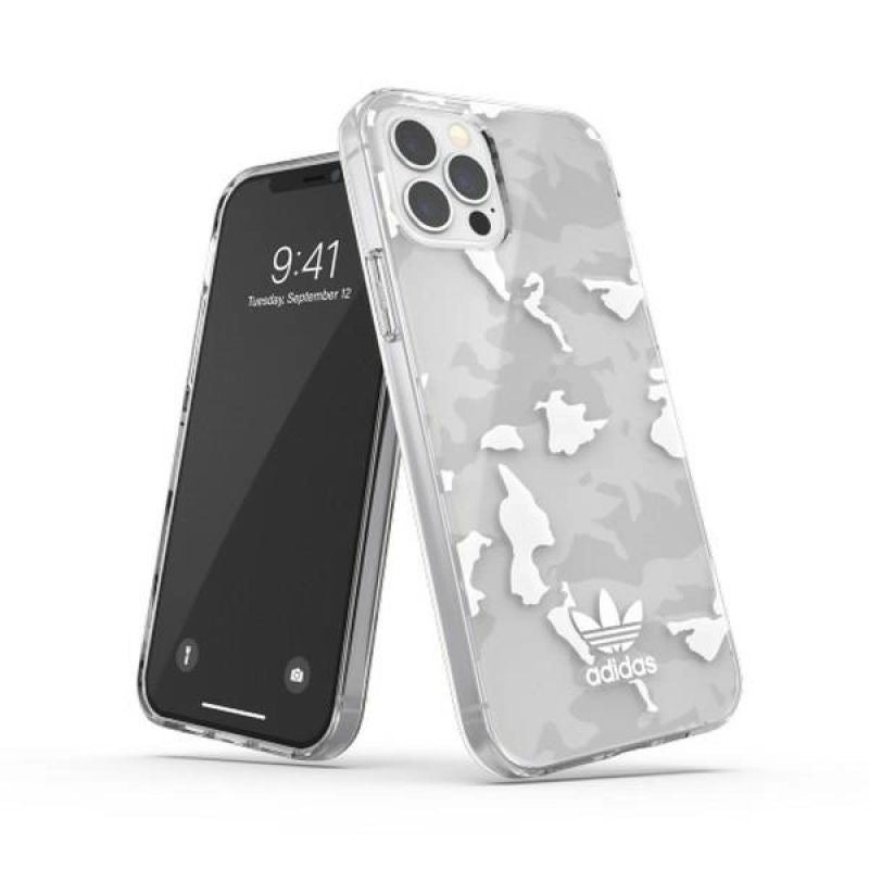 Adidas OR SnapCase Camo iPhone 12/12 Pro transparent/white