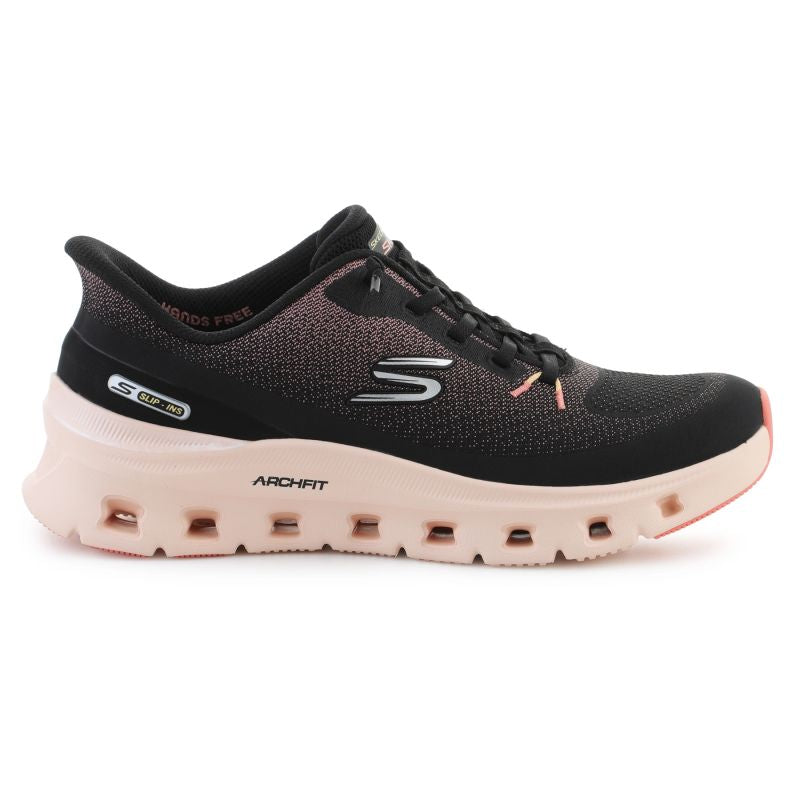 Skechers Slip-ins Arch Fit Glide-Step Pro 150730-BKCL Black/Coral fekete utcai cipő
