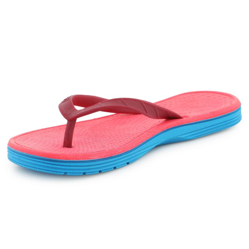 New Balance Women`S Pro Thong Flops Blue/Maroon/Pink