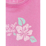 4F Girls' sleeveless T-shirt with print póló