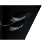 Vans Ravanson 250l Retro Refrigerator | LED lighting | Vintage style | 545 x 585 x 182 mm | fekete home appliances