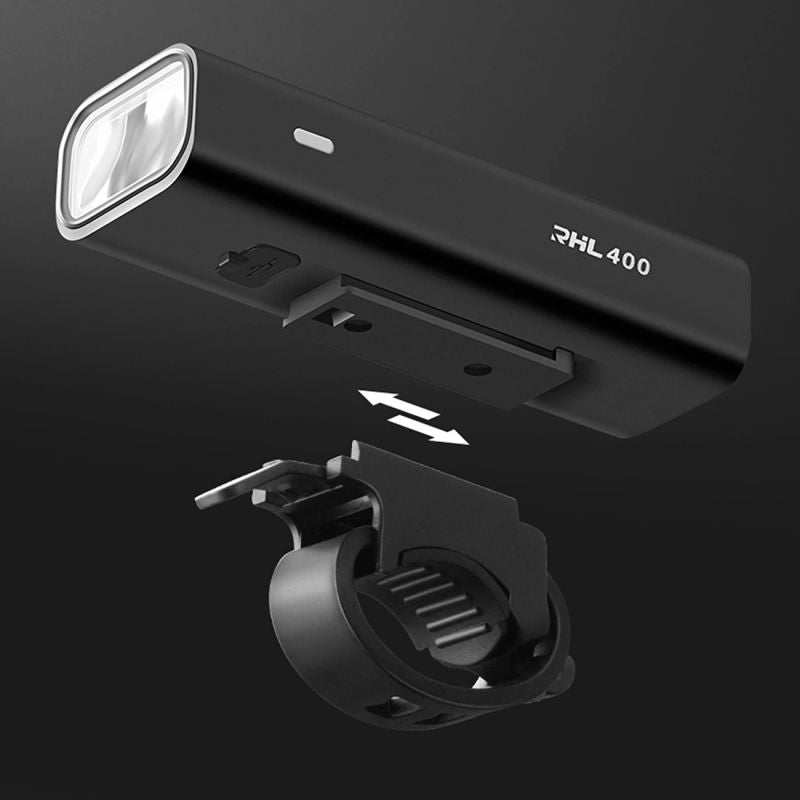 Wozinsky Front (400 lm) and Rear USB-C Bike Light Set - Black fekete készlet 304004-184365