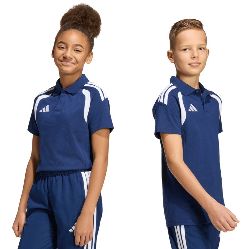 Adidas Tiro 26 League póló Navy Blue Kids' T-Shirt sötétkék polo, shirts