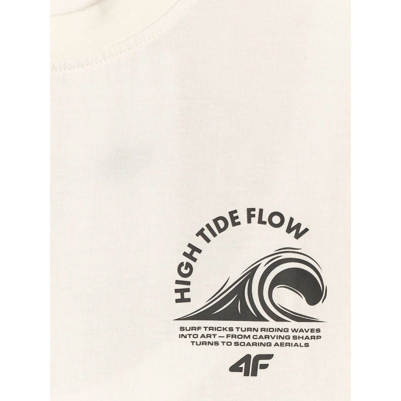 4F Men's relaxed T-shirt with print póló 4FRSS26TTSHM4296-11S