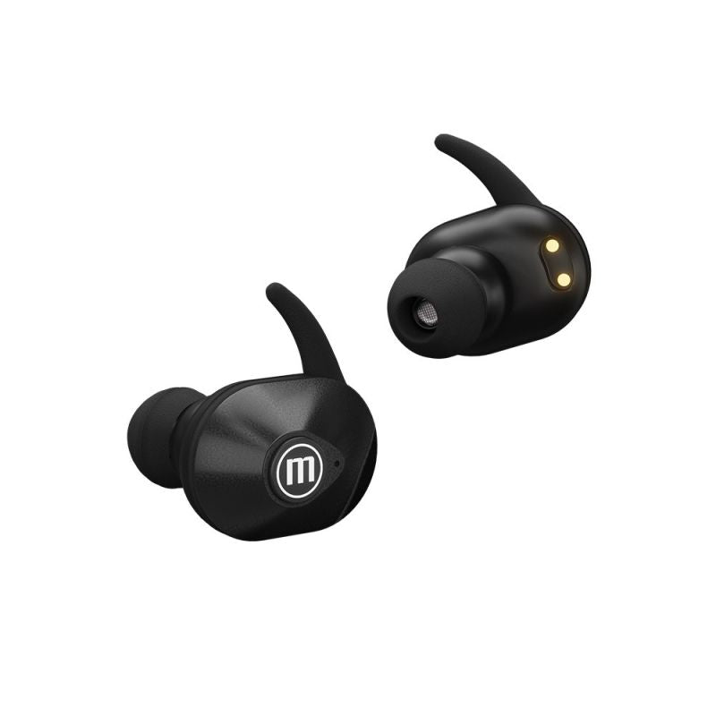 MAXELL MINI DUO TWS EARBUDS wireless bluetooth headphones black