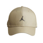 AIR Jordan Rise Structured Metal Jumpman Khaki Cap - m/l hats, caps