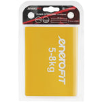 Enero Pro TRAINING TAPE FOR PILATES EXERCISES .25MM 5-8KG YELLOW sárga training equipment, socks tapes