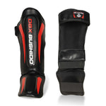 DBX Bushido Shin Guards - Phantom Red piros protectors and knee pads