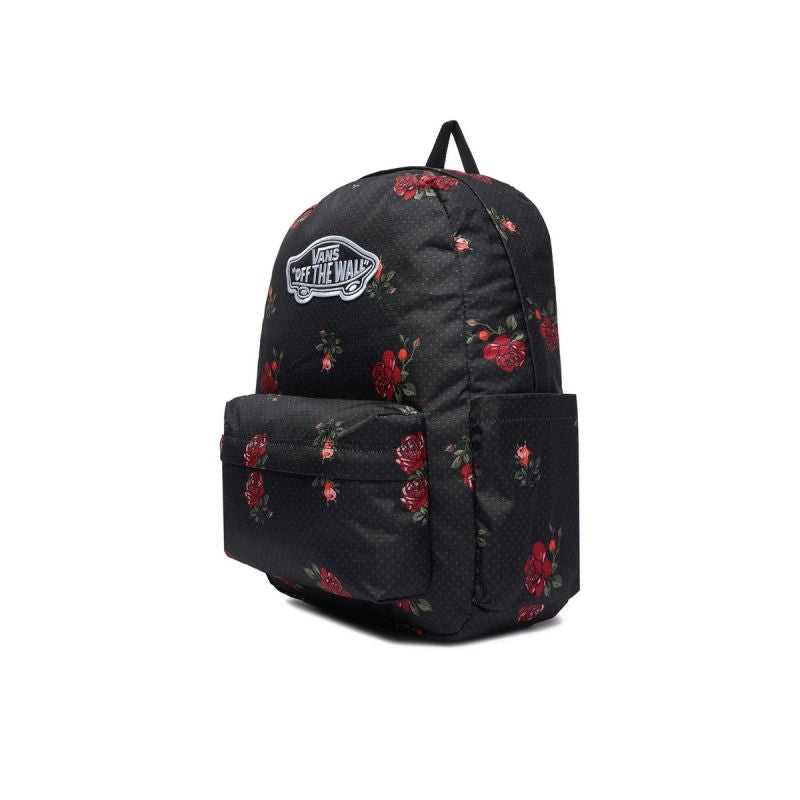 Vans Old Skool Classic Backpack – Black with Roses 22L fekete hátizsák VN000H4YBRR1